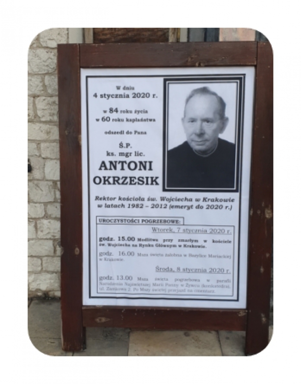 Pożeganaliśmy wielkiego przyjaciela rzemiosła śp. ks. Antoniego Okrzesika