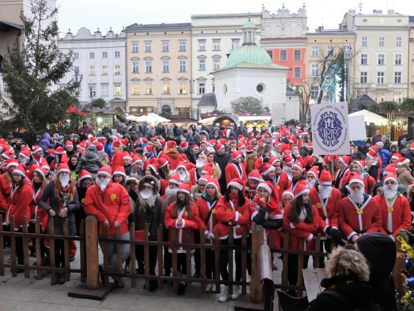 Mikołajowy tłum u prezydenta Krakowa