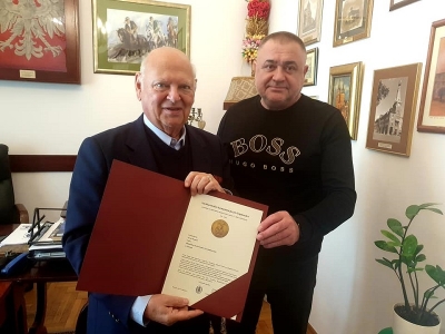 Gratulacje dla prezesa Janusz Kowalskiego